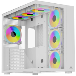 Powerboost Pb-Ss02W Sea View Usb 3.0, Atx 7 X Argb Fanlı, Beyaz Kasa (Psu&Nbsp;Yok)