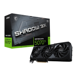 16 Gb Msi Rtx5070Ti Shadow 3X Oc Gdrr7 256 B Dx12 Pcie 5.0 X16 (3Xdp 1Xhdmi)
