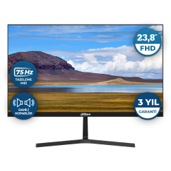 23.8&Quot; Dahua Lm24-B200S Va 5Ms 75Hz 250Nt Speaker  Vesa Hdmi Vga, Mm  Monit&Ouml;R