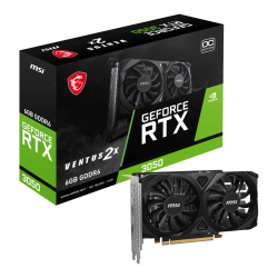 6 Gb Msi Rtx 3050 Ventus 2X E 6G Oc Gddr6 96B Dx12 Pcie 4.0 X8 (1Xdp 2Xhdmi)