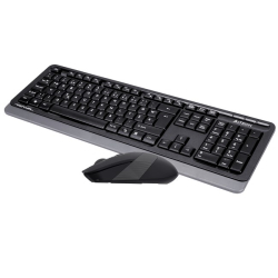 A4 Tech Fg1010-F Fn-Mm Gri̇ Kablosuz Set Set F Klavye, Mouse