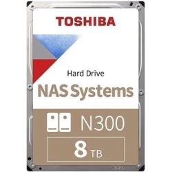 Toshiba N300 8 Tb 7200Rpm Sata3  128Mb 7/24  1-8  Yuvalı Nas I&Ccedil;In